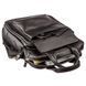Men's bag under A4 vertical format in smooth leather 11165 SHVIGEL, Black 11165 фото 4