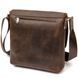 Men's messenger bag GRANDE PELLE 11432 Brown 11432 фото 2