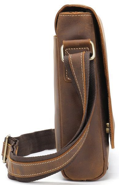 Сумка мужская crazy horse Vintage 14780 Коричневая 14780 фото