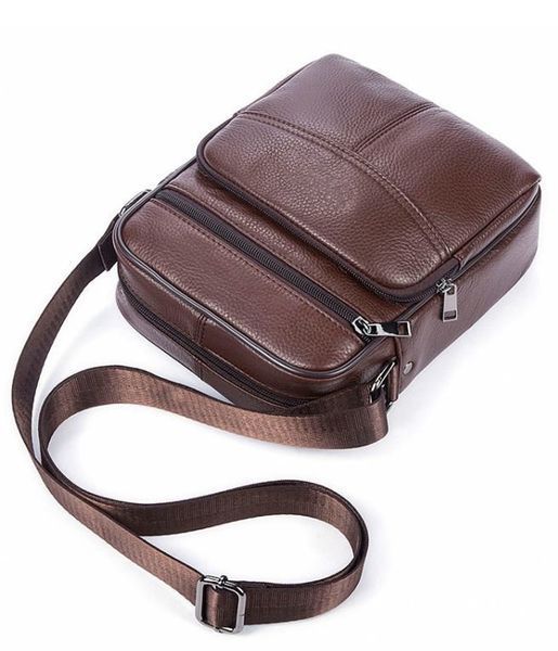 Men's grain bag Vintage 14705 Brown 14705 фото