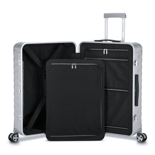 Suitcase Средний чемодан на застежках из алюминия Roncato UNO AL 418352/25