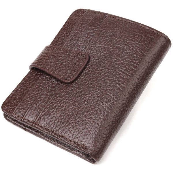 Compact wallet for men made of genuine grain leather CANPELLINI 21686 Brown 21686 фото