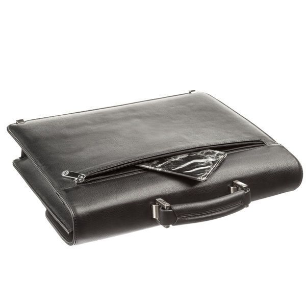 Men's briefcase KARYA 17271 leather Black 17271 фото