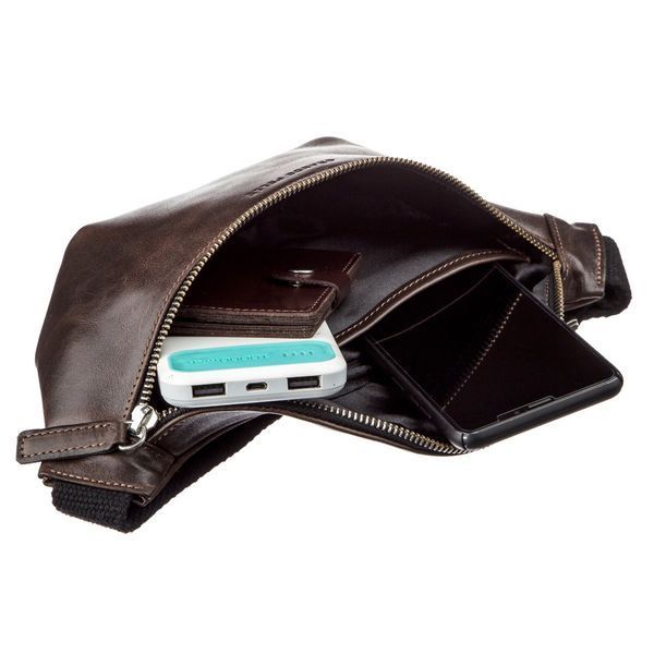 Belt bag GRANDE PELLE 11143 Dark brown 11143 фото