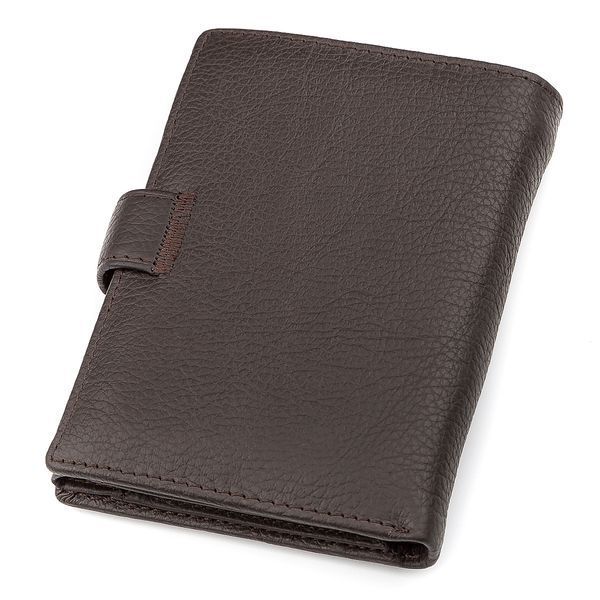 Мужской кошелек ST Leather 18331 (ST101) вертикальный Коричневый 18331 фото