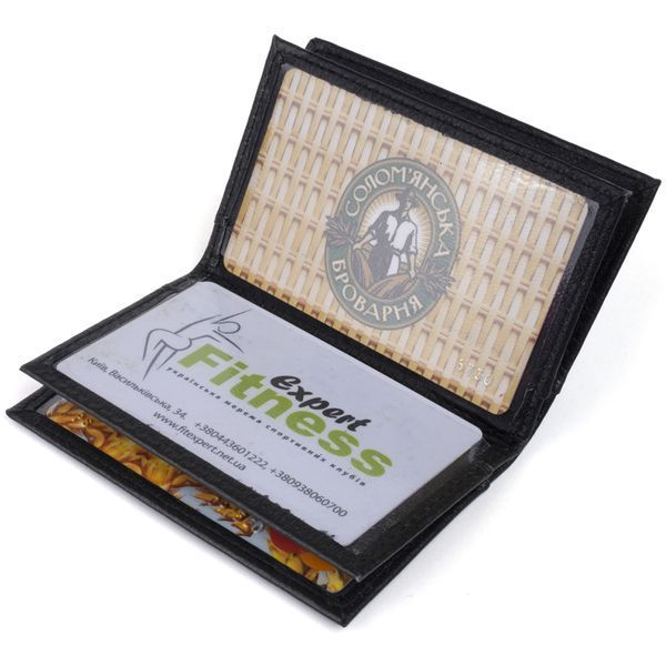 Business card holder ST Leather 19213 Black 19213 фото