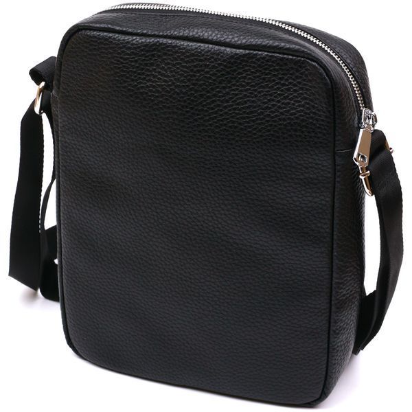 Practical men's shoulder bag Shvigel 16334 Black 16334 фото