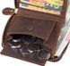 Vintage wallet 14535 made of genuine leather Brown 14535 фото 8