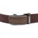 Men's belt with brown insert and darkened metal Vintage 20280 Brown 20280 фото 2