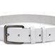 Smooth quality men's belt Vintage 20737 White 20737 фото 4