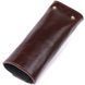 Удобная кожаная ключница Shvigel 16534 Коричневый 16534 фото 2