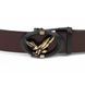 Men's belt with automatic buckle with eagle silhouette Vintage 20298 Brown 20298 фото 4