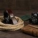 Men's belt with brown insert and darkened metal Vintage 20280 Brown 20280 фото 6