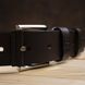 Exclusive men's denim belt made of genuine leather GRANDE PELLE 00910 Brown 20192 фото 5