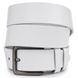Smooth quality men's belt Vintage 20737 White 20737 фото 1