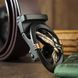 Men's belt with automatic buckle with eagle silhouette Vintage 20298 Brown 20298 фото 6