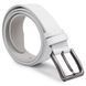 Smooth quality men's belt Vintage 20737 White 20737 фото 2