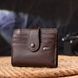 Compact wallet for men made of genuine grain leather CANPELLINI 21686 Brown 21686 фото 6