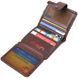 Compact wallet for men made of genuine grain leather CANPELLINI 21686 Brown 21686 фото 5