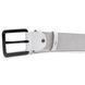 Smooth quality men's belt Vintage 20737 White 20737 фото 3