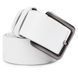 Smooth quality men's belt Vintage 20737 White 20737 фото 5