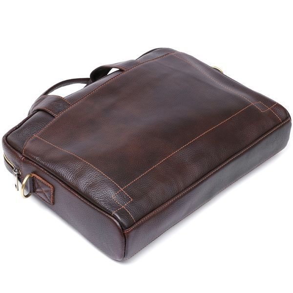 Men's leather satchel bag Vintage 20679 Brown 20679 фото