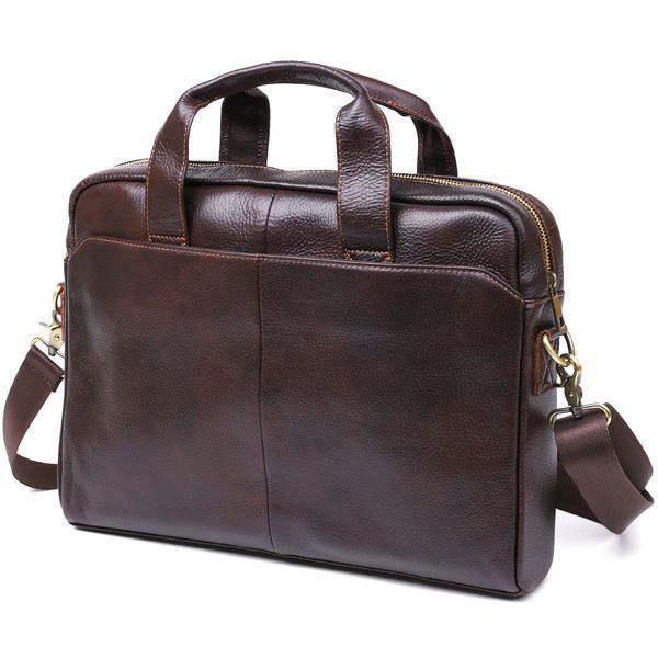Men's leather satchel bag Vintage 20679 Brown 20679 фото