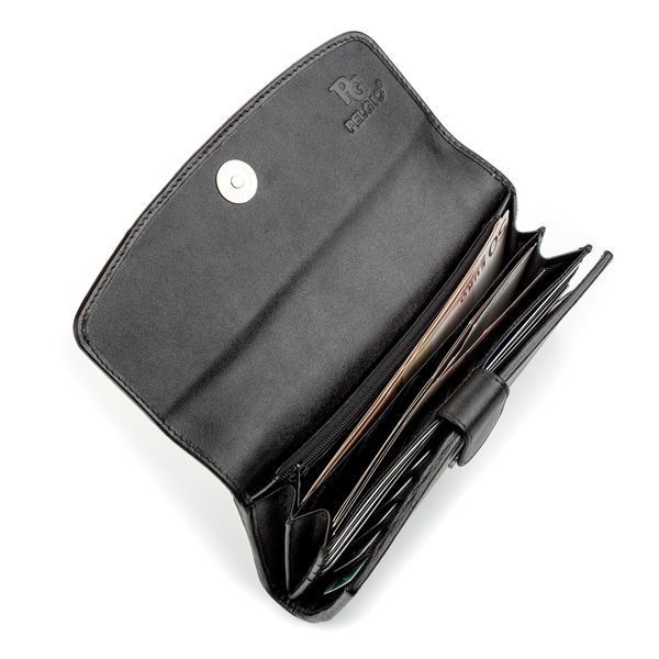 Гаманець STINGRAY LEATHER 18000 з натуральної шкіри морського скату Чорний 18000 фото