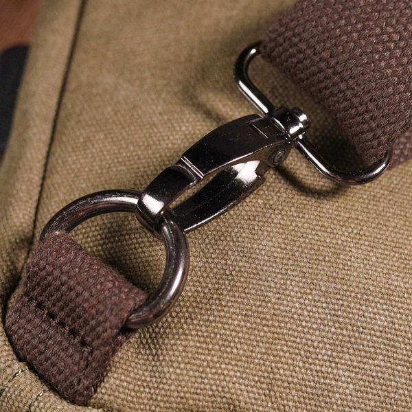 Сумка через плече з USB кабелем чоловіча із щільного текстилю 21223 Vintage Оливкова 21223 фото
