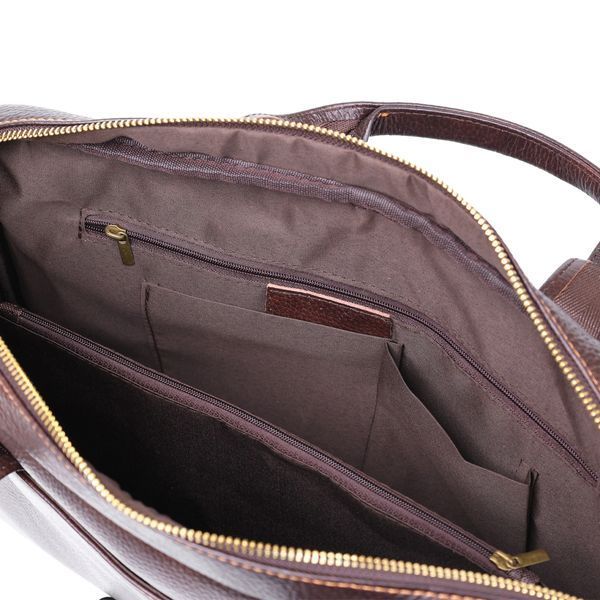 Men's leather satchel bag Vintage 20679 Brown 20679 фото