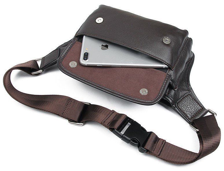 Belt bag grain leather Vintage 14951 Brown 14951 фото