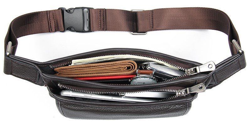 Belt bag grain leather Vintage 14951 Brown 14951 фото