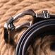Men's belt with an interesting automatic buckle Vintage 20379 Black 20379 фото 7