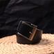 Men's belt with an interesting automatic buckle Vintage 20379 Black 20379 фото 5