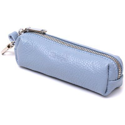 Good quality leather key holder Shvigel 16542 Blue 16542 фото
