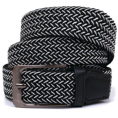 Stylish textile belt Vintage 20810 Black 20810 фото