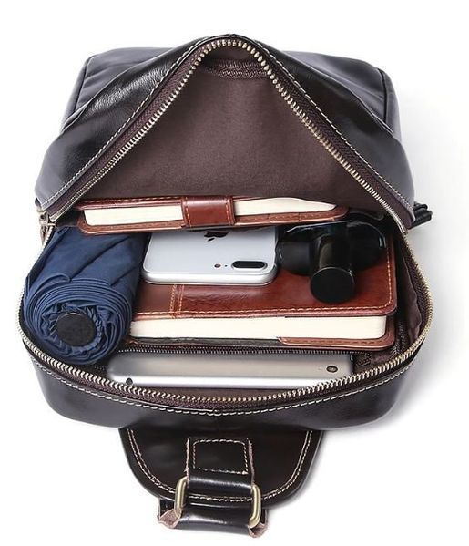Leather backpack Vintage 14785 Brown 14785 фото