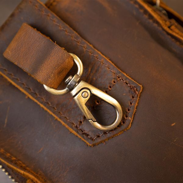 Men's belt bag Vintage 20419 Brown 20419 фото