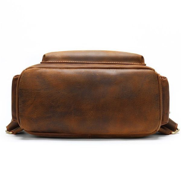 Vintage laptop backpack Vintage 14712 leather Brown 14712 фото