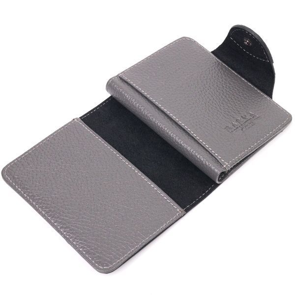 Stylish women's wallet made of genuine leather KARYA 21349 Gray 21349 фото