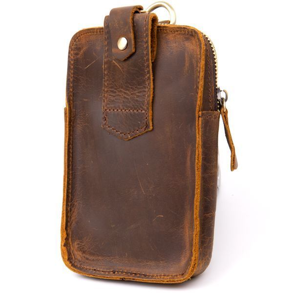 Men's belt bag Vintage 20419 Brown 20419 фото