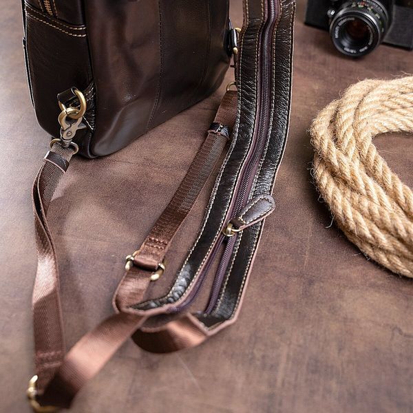 Leather backpack Vintage 14785 Brown 14785 фото