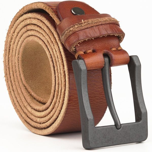 Men's belt Vintage 20071 Red 20071 фото