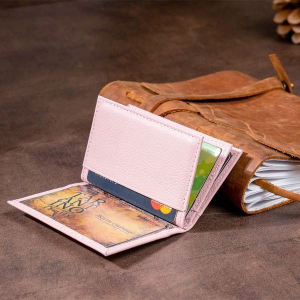 Визитница-книжка ST Leather 19220 Розовая 19220 фото