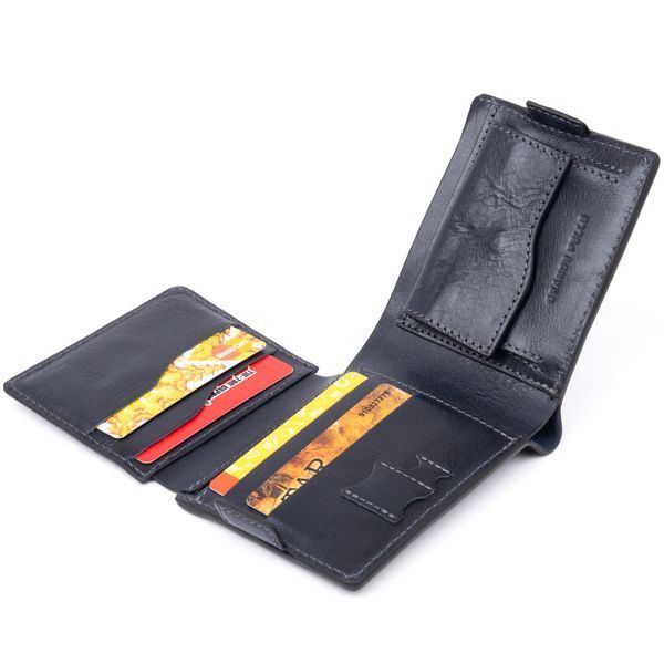 Functional thin wallet GRANDE PELLE 11323 Blue 11323 фото