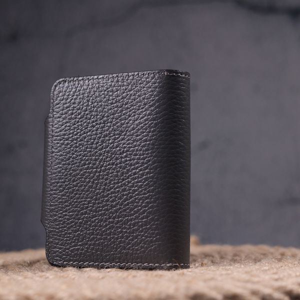 Stylish women's wallet made of genuine leather KARYA 21349 Gray 21349 фото