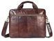 Men's leather business bag Vintage 14792 Brown 14792 фото 2
