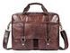 Men's leather business bag Vintage 14792 Brown 14792 фото 1