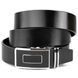 Men's belt with automatic black buckle Vintage 20293 Black 20293 фото 1