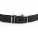 Men's belt with automatic black buckle Vintage 20293 Black 20293 фото 4